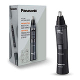 Panasonic Nose Hair Trimmer and Ear Hair Trimmer ER-GN30-K, Men's Wet/Dry Trimmer with Vortex Cleaning System, Battery-Operated