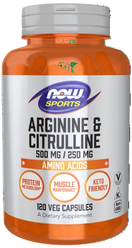 Now Sports Nutrition, Arginine & Citrulline, Amino Acids