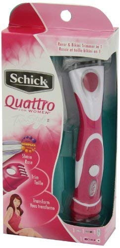Schick Quattro For Women Trimstyle Razor & Bikini Trimmer (Color Mat Vary)