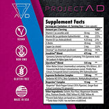 Project AD Matador Muscle Builder - Glucose Disposal Agent, Enhance Muscle Pumps, Promotes Muscle Growth, Vascularity and Energy- Chromax, D-Biotin & Other Vitamins - 60 Natural Capsules