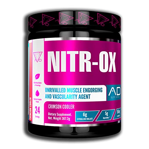 Project AD Nitr-Ox Nitric Oxide Supplement for Muscle Growth, Huge Muscle Pumps, Increased Vascularity, & Energy - Extra Strength Pre Workout N.O. Booster & Muscle Builder