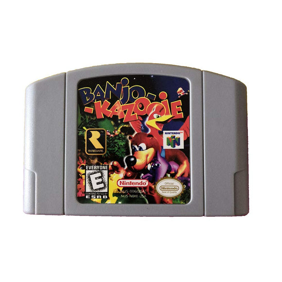 Mario Banjo Kazooie Video Games Card For Nintendo 64 N64 US Version