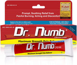 Dr. Numb 5% Lidocaine Topical Anesthetic Numbing Cream for Pain Relief, 30g